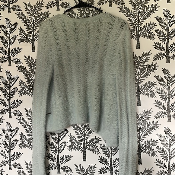 Abercrombie and Fitch Super Soft Light Blue Cardigan Sweater - Picture 6 of 7